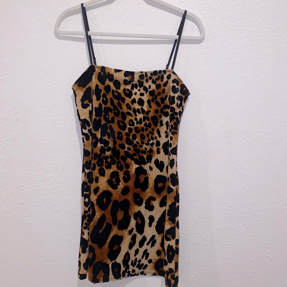 Forever 21 cheetah print mini dress
